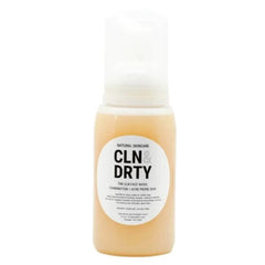Bottle of CLN & DIRTY natural skincare product on a white background