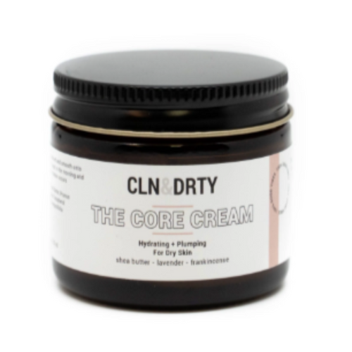 Jar of 'The Core Cream' by CLN & DIRTY on a white background