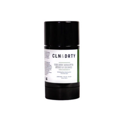 CLN & DRTY The New Romantic Cleansing Stick container with white label on a white background