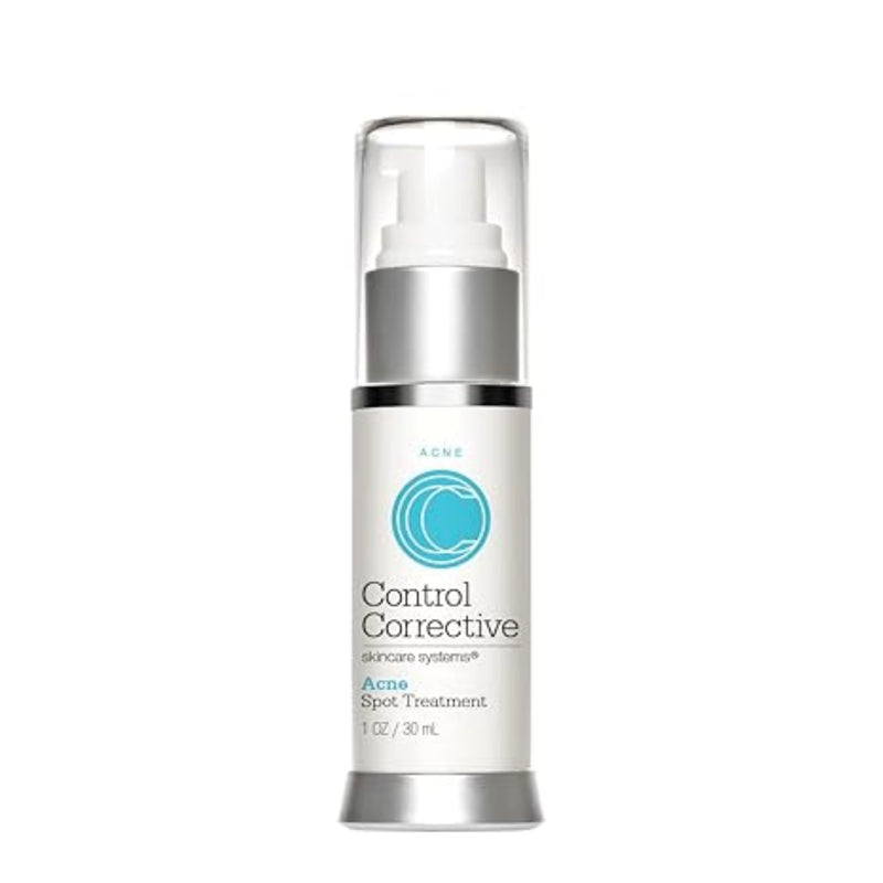 Control Corrective skincare treatment bottle on a white background