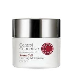 Control Corrective stem cell firming moisturizer jar on a white background