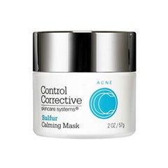 Control Corrective sulfur calming mask jar on a white background