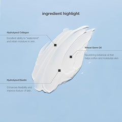 Control Corrective Collagen Eye Defense labeled ingredients on a blue background