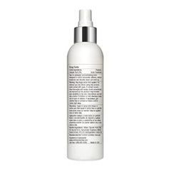 White spray bottle with silver nozzle on a white background