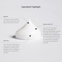 Control Corrective Gly Lotion 10% ingredient highlights on a white background