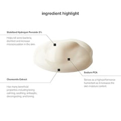 Control Corrective O2 Med ingredients on a white background