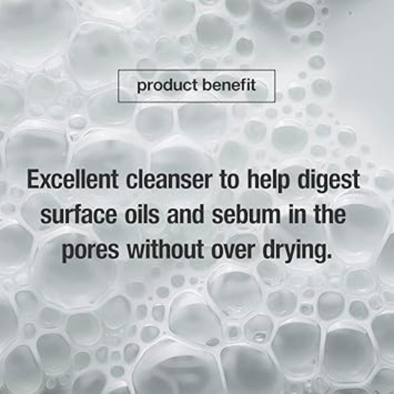Control Corrective Salicylic Wash product benefits on a background of bubbles