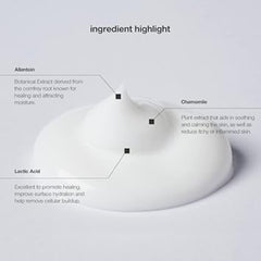 Control Corrective Sensitive Skin Cleansing Milk ingredients on a light gray background