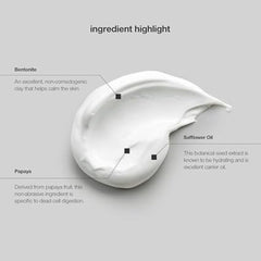 Control Corrective Sensitive Skin Enzyme Mask - Premium Quality ingredients on a gray background