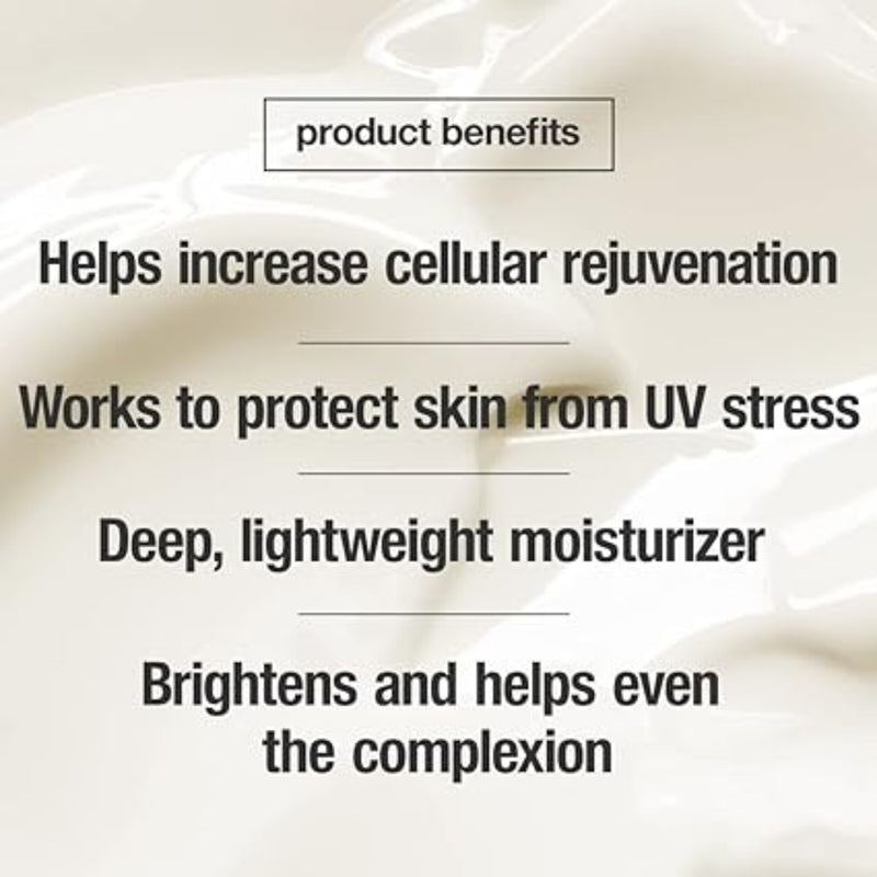 Control Corrective Stem Cell Firming Moisturizer product benefits on a blurred background