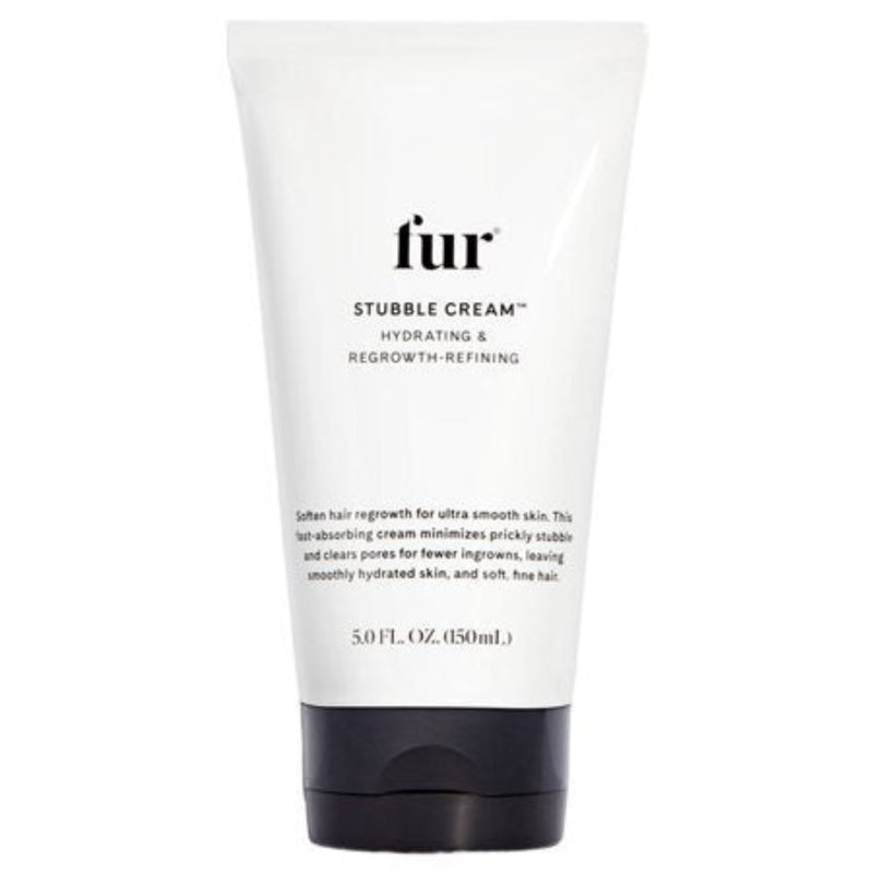 Fur Stubble Cream tube on a white background