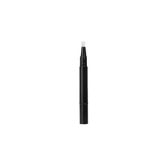 Black eyeliner pen with white cap on a white background