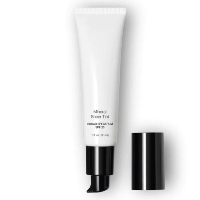 Tube of Mineral Sheer Tint Broad Spectrum SPF 20 on a white background