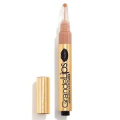 Grandelips lip plumper with gold casing and black cap on a white background