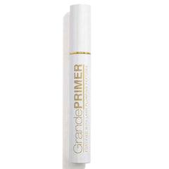 White eyelash primer with 'Grande Primer' branding on a white background