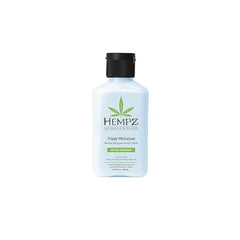 Hempz Triple Moisture hair care product bottle on a white background